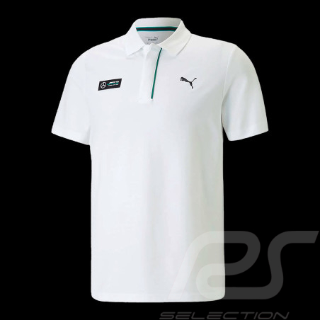 Mercedes AMG Polo Shirt Petronas F1 Team Puma White 538478-03 - men