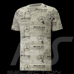 T-shirt Mercedes AMG Puma Petronas F1 MAPF1 SS23 Gris bouleau 538480-07 - homme