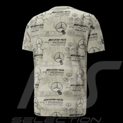 Mercedes AMG T-shirt Petronas F1 MAPF1 SS23 Puma Birkengrau 538480-07 - Herren