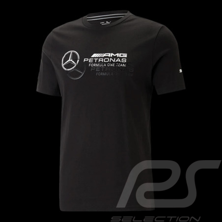 T-shirt Mercedes AMG Puma Petronas F1 Graphic logo Noir 538482-01 - homme