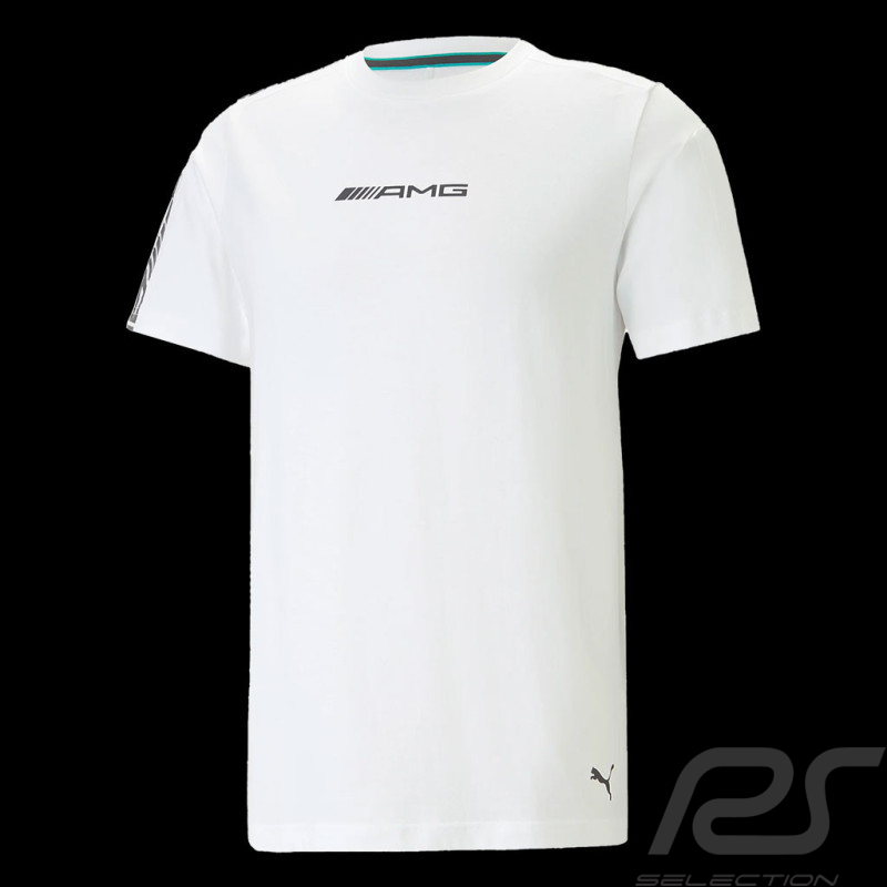 Mercedes AMG T-shirt Petronas F1 MT7 Graphic Puma Weiß 538459-03 - Herren