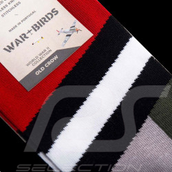 Inspiration P51 Mustang Old Crow socks Grey / Red / Black - unisex - Size 41/46