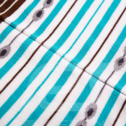 Inspiration Riva Aquarama Socken Blau / Weiß / Braun - Unisex - Größe 41/46