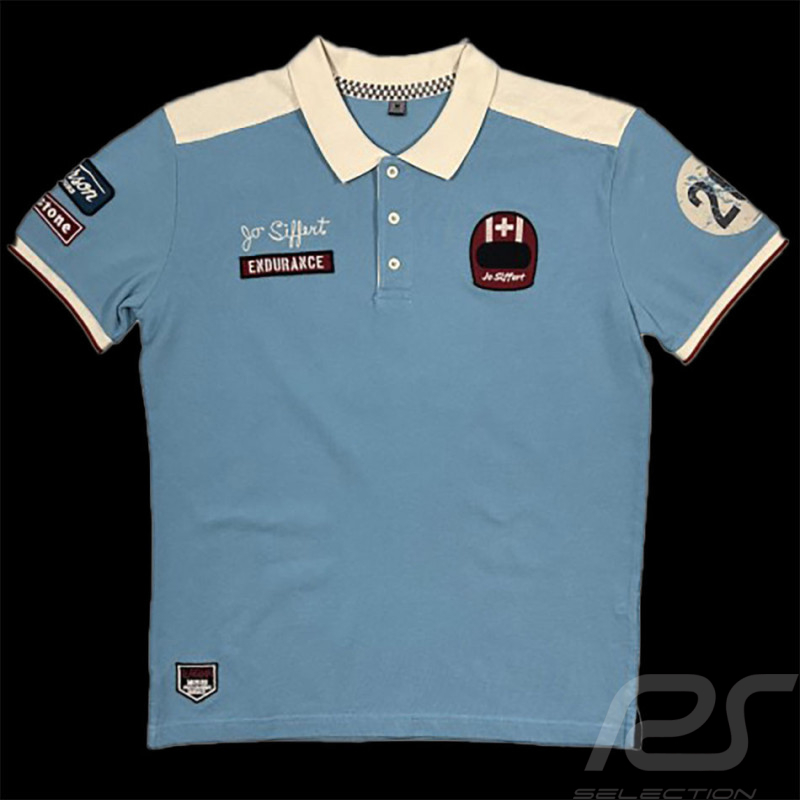 Polo Jo Siffert 917 Warson Light Blue 22022 - men