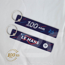 Porte-Clés en tissu 100 ans 24h Le Mans Bleu