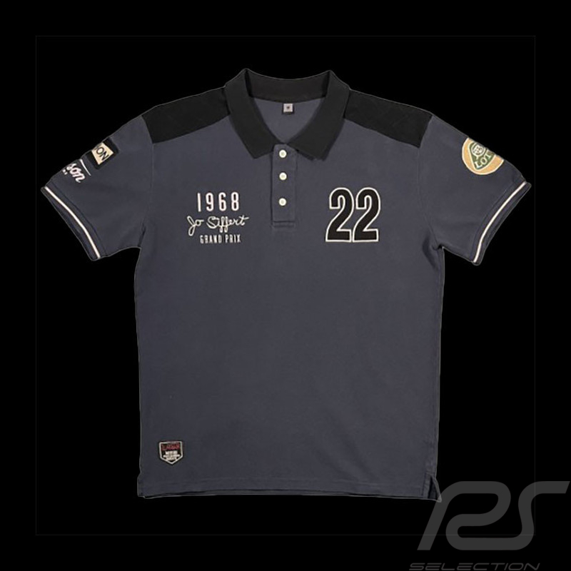 Polo Jo Siffert Grand Prix 1968 Brands Hatch n°22 Warson Marineblau - herren