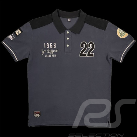 Polo Jo Siffert Grand Prix 1968 Brands Hatch n°22 Warson Bleu Marine - homme