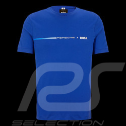 T-shirt Porsche x BOSS Regular Fit Mercerized Cotton Blue BOSS 50492425_433 - Men