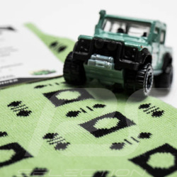 Inspiration Land Rover Defender Socken Grün / Schwarz - Unisex - Größe 41/46