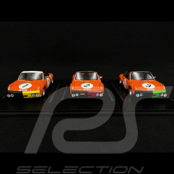 Set of 3 Porsche 914 /6 Winner 2nd 3rd Marathon de la Route 1970 1/43 Spark