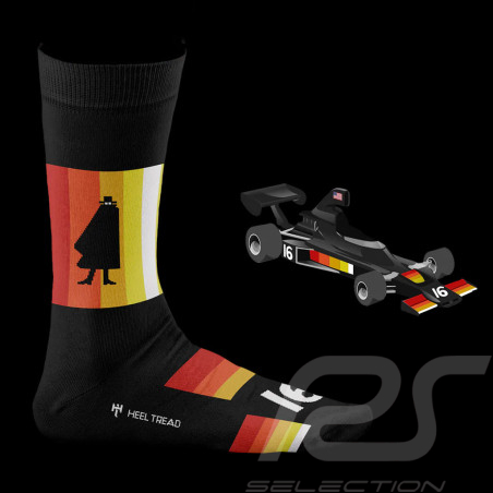 Inspiration UOP Shadow F1 Team socks Black / Red / Green - unisex - Size 41/46
