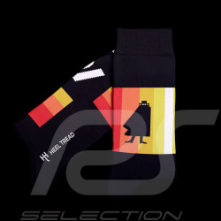Chaussettes Inspiration UOP Shadow F1 Team Noir / Rouge / Vert - mixte - Pointure 41/46