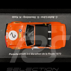 Porsche 914 /6 3rd Marathon de la Route 1970 n° 2 1/43 Spark S2866