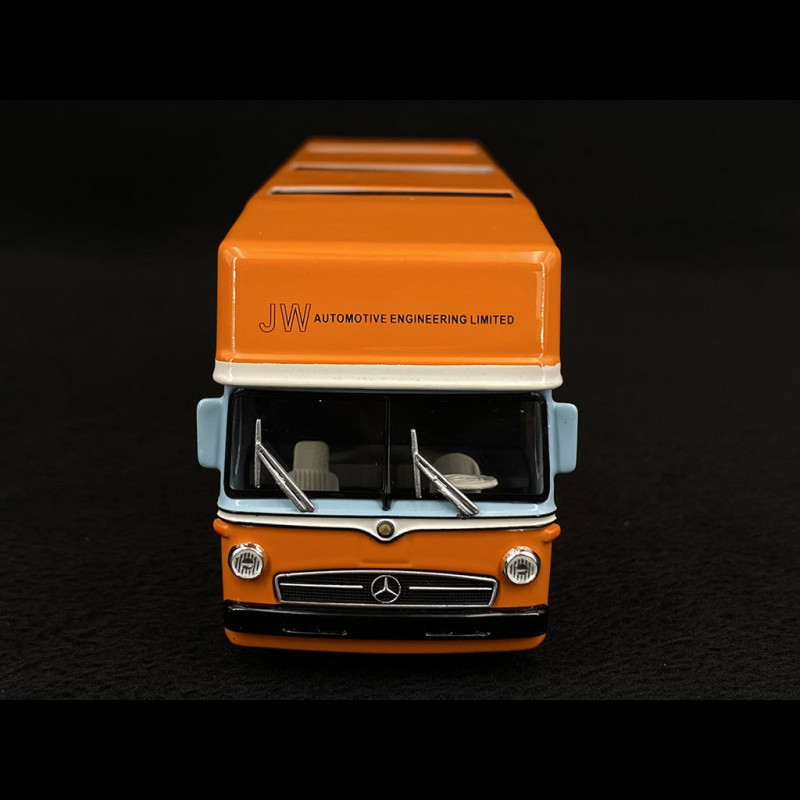 Mercedes O317 truck Porsche Transporter Gulf 1/64 Schuco 452030100