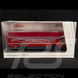 Mercedes O 317 truck Porsche Transporter Motorsport Red 1/87 Schuco 452668000