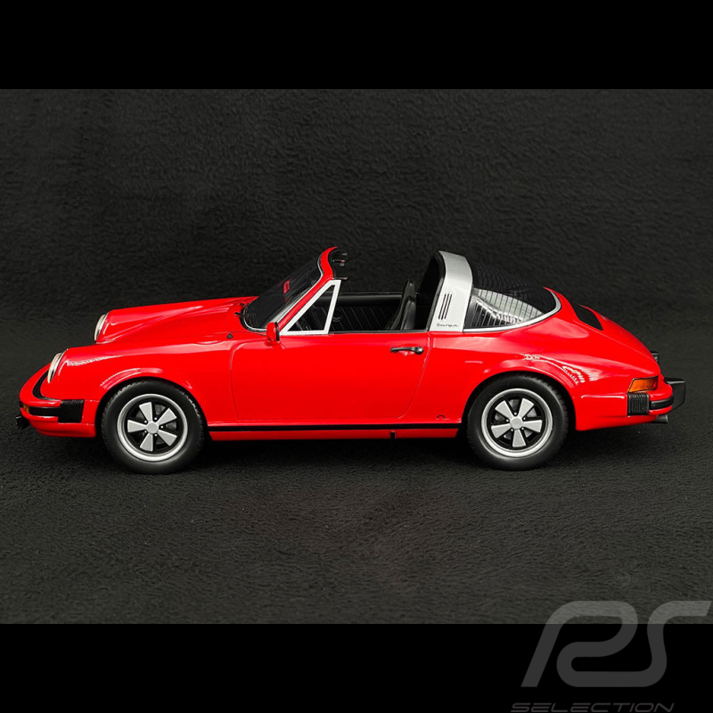 Porsche 911 Targa Cabriolet 1977 Indischrot 1/18 Schuco 450048700