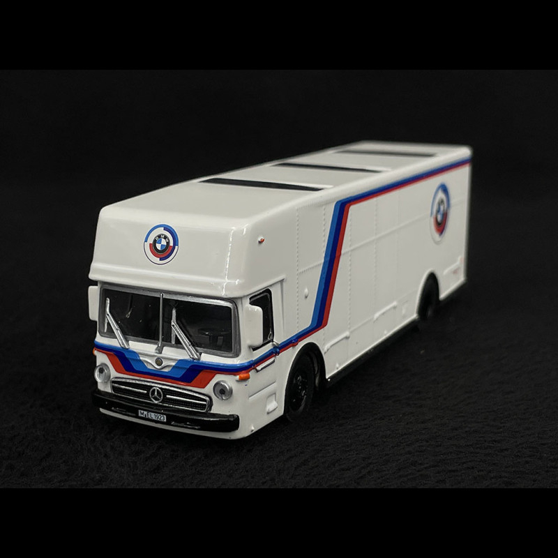 Mercedes O 317 LKW BMW Koffer Motorsport Weiß 1/87 Schuco 452668100