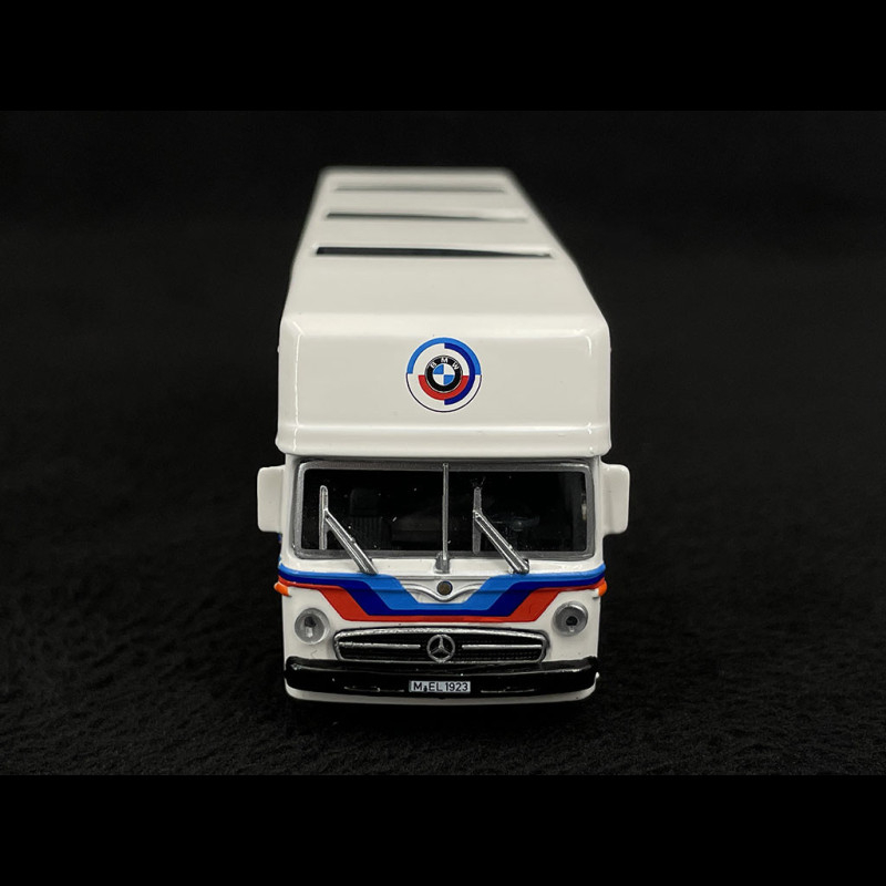 Mercedes O 317 LKW BMW Koffer Motorsport Weiß 1/87 Schuco 452668100