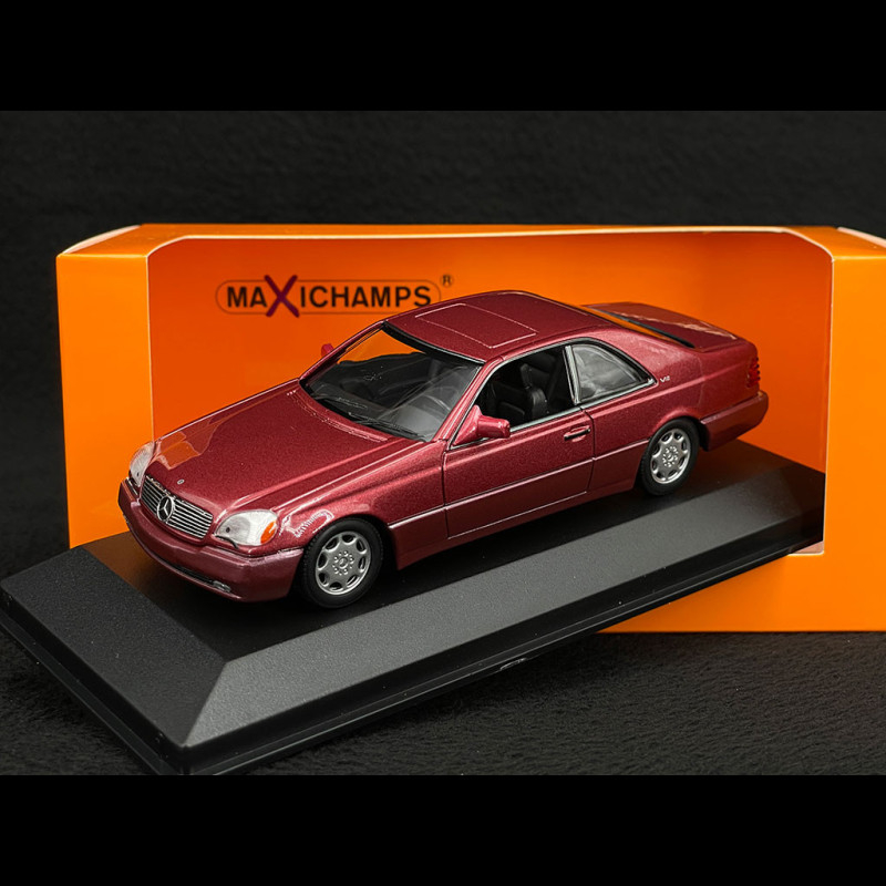 Mercedes-Benz 600 SEC Coupé 1992 Bleu Métallique 1/43 Minichamps 940032600