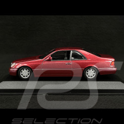 Mercedes-Benz 600 SEC Coupé 1992 Rouge Métallique 1/43 Minichamps 940032601