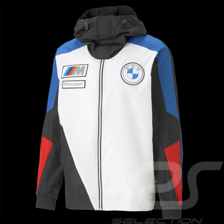 Jacke BMW Motorsport Puma Windbreaker Race Schwarz / Weiß 539651-01 - herren