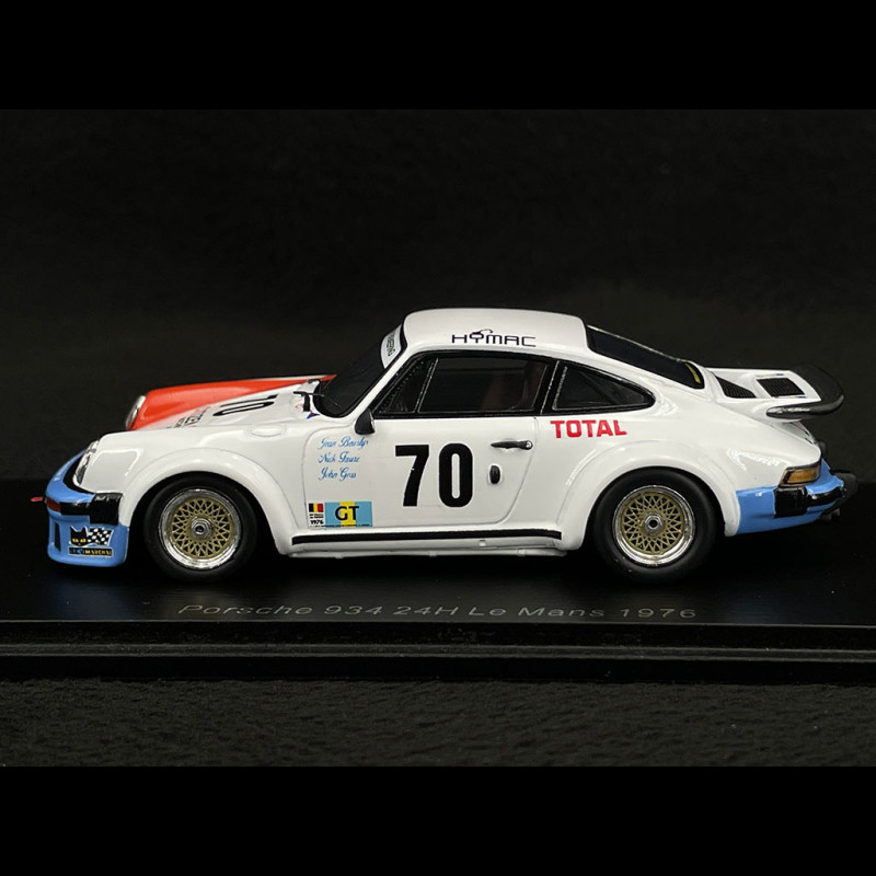 Porsche 934 Turbo n° 70 24h Le Mans 1976 1/43 Spark S9822