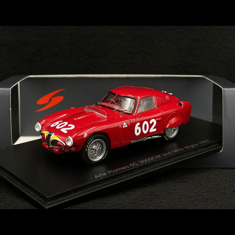 NO SPARK / TRON Bee Bop - Alfa Romeo 6C 3000 CM #23 - Le Mans 1953 - 1:43