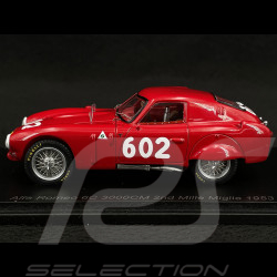 Alfa Romeo 6C 3000CM n° 602 2ème Mille Miglia 1953 1/43 Spark S3681