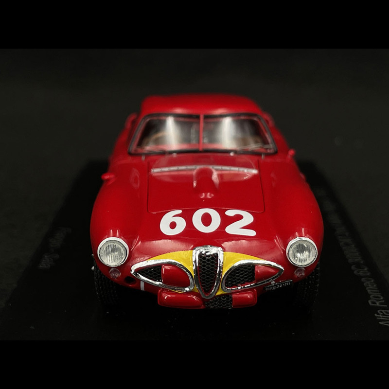 Alfa Romeo 6C 3000CM n° 602 2nd Mille Miglia 1953 1/43 Spark S3681