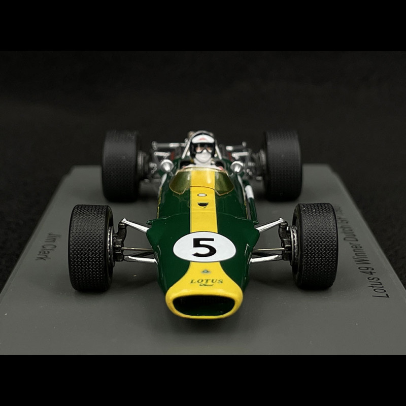 Miniature Spark 1/43 Porsche 787 N°7, GP Pays-Bas 1961, Dan Gurney, Résine