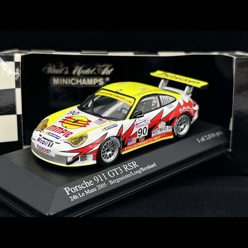 Porsche 911 GT3 RSR Le Mans 2004 N°90 - Miniature Minichamps 1/43 (Neuf)
