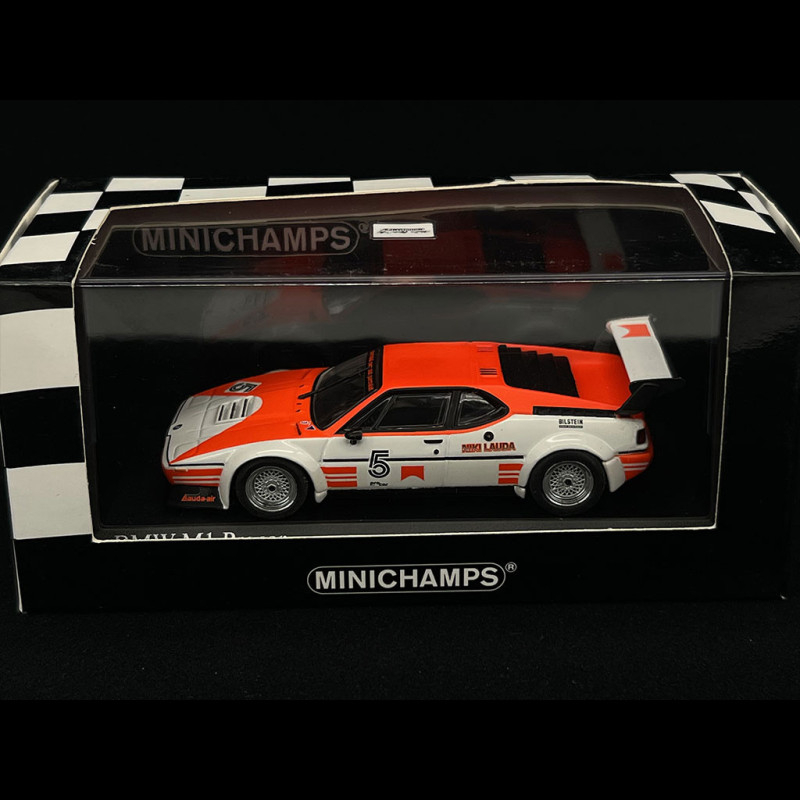 Niki Lauda BMW M1 Procar n° 5 Winner Procar Hockenheim 1979 1/43 Minichamps  430792595