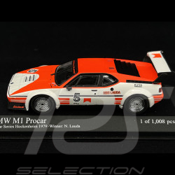 Niki Lauda BMW M1 Procar n° 5 Sieger Procar Hockenheim 1979 1/43 Minichamps 430792595