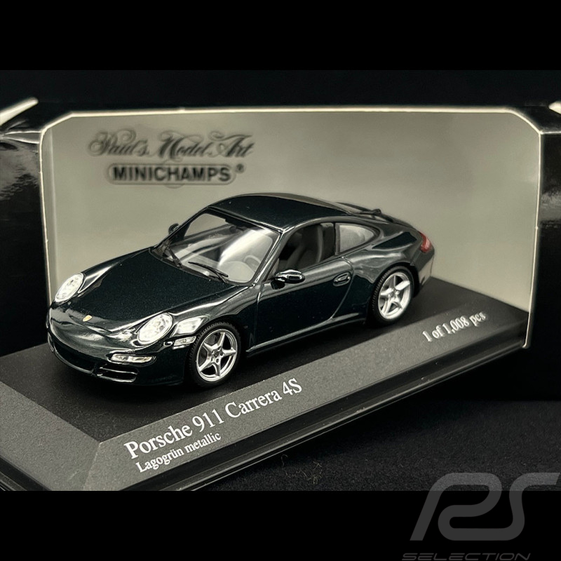 Porsche 911 Carrera 4S Type 997 2005 Vert Lago 1/43 Minichamps 400065321