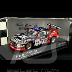 Porsche 911 GT3 RS Type 996 n° 77 24h Le Mans 2002 1/43 Minichamps 400026977