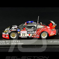 Porsche 911 GT3 RS Type 996 n° 77 24h Le Mans 2002 1/43 Minichamps 400026977