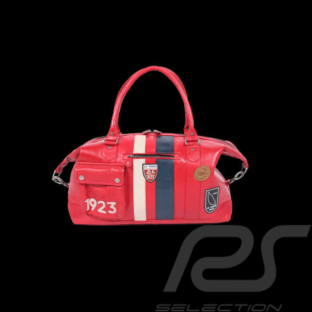 Big Leather Bag 24h Le Mans 100 years Gaston Racing Red