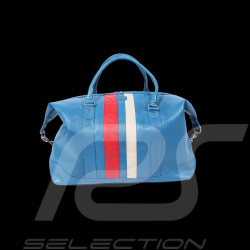 Very Big Leather Bag 24h Le Mans 100 years André Ocean Blue