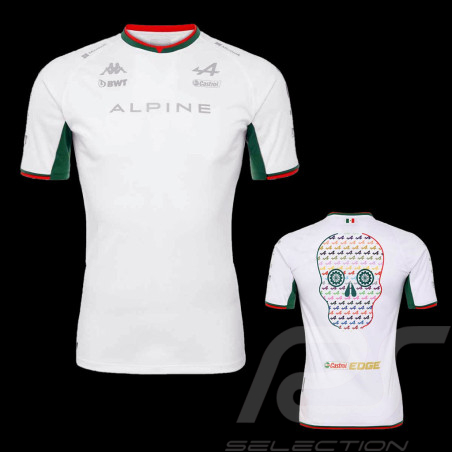 T-shirt Alpine F1 Team BWT Kappa Kombat GP Mexico White 311F7CW - Men