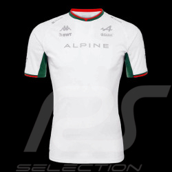 T-shirt Alpine F1 Team BWT Kappa Kombat GP Mexico Blanc 311F7CW - Homme