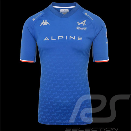 T-shirt Alpine Esteban Ocon F1 Team Kappa Kombat Bleu 371B7HW - homme