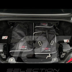 Luggage set for BMW Z4 2002-2019 Custom fit black fabric - Wheeled trolley plus carrier bag