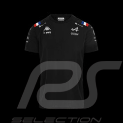 T-shirt Alpine F1 Team Ocon Gasly Kappa Noir 331861W - homme