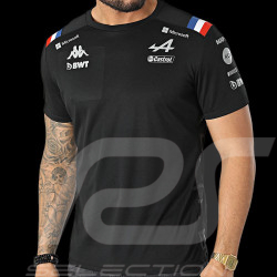 T-shirt Alpine F1 Team Ocon Gasly Kappa Noir 331861W - homme