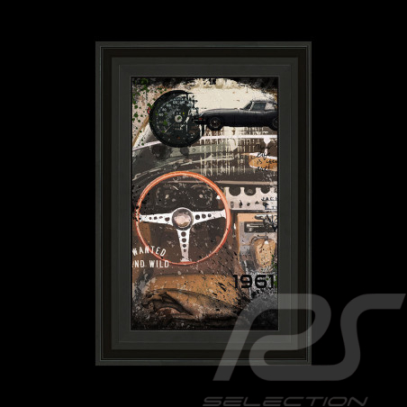 Frame Jaguar E-type 1961 Original illustration 30 x 45 cm - 14.2595