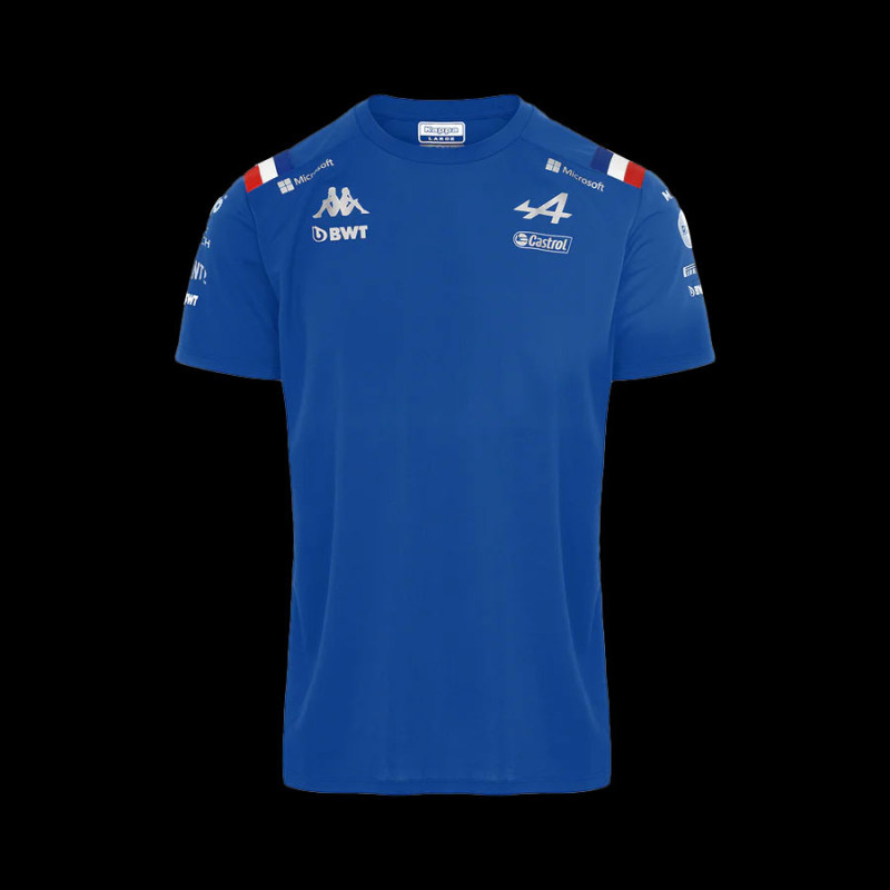 Alpine Tshirt F1 Team Ocon Gasly Kappa Blue 331861W men