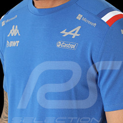 T-shirt Alpine F1 Team Ocon Gasly Kappa Bleu 331861W - homme