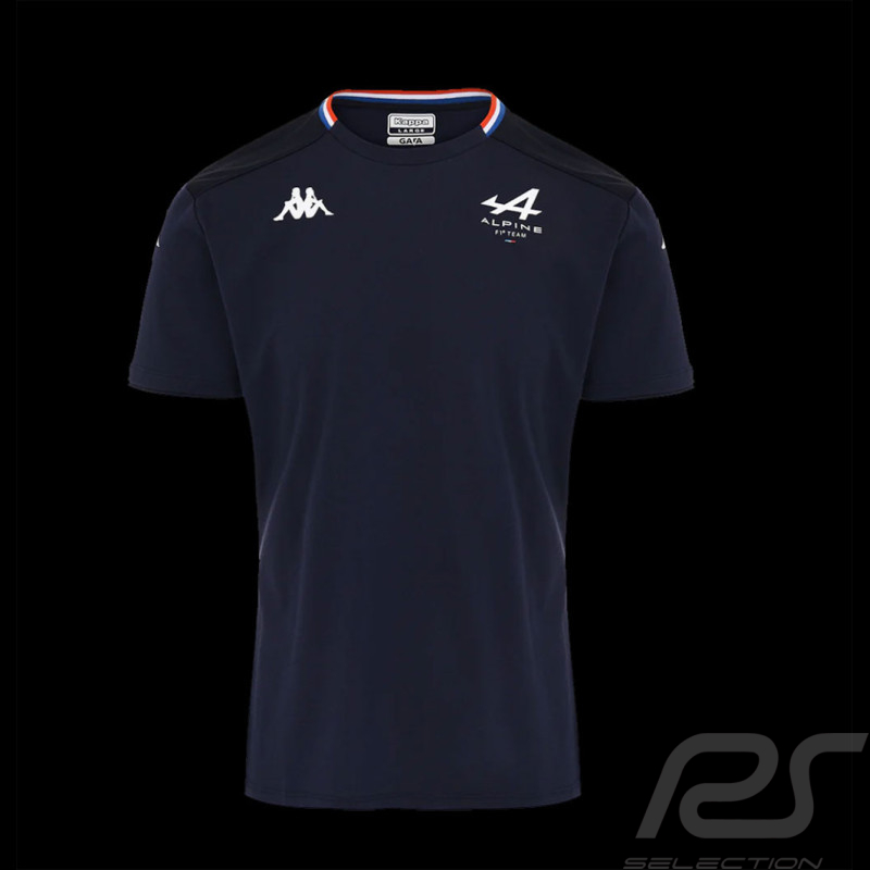 Alpine T-shirt F1 Ocon Gasly Team Kappa Marineblau 36193GW - herren