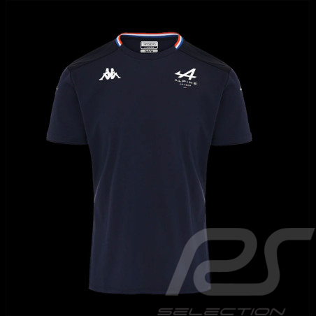 Alpine T-shirt F1 Ocon Gasly Team Kappa Navy Blue 36193GW - men
