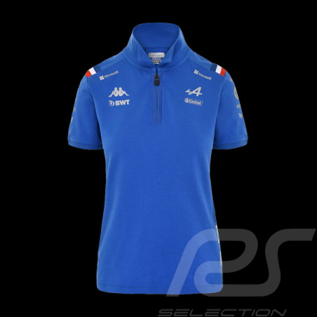 Alpine Polo F1 Ocon Gasly Team Kappa Blau 35163WW - damen